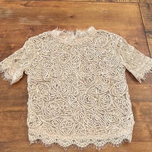 Zara lace top